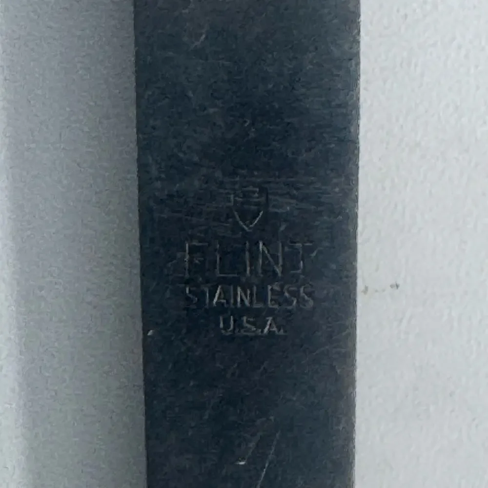 Vintage Flint ARROWHEAD Stainless Steel Kitchen Utensil 3 Piece Set Black Handle